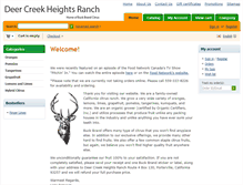 Tablet Screenshot of deercreekheightsranch.com